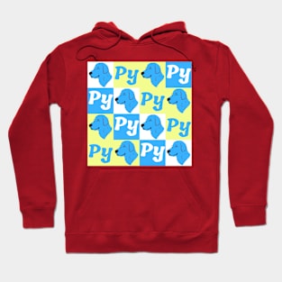 Py Blue Amazing Dog Lover Printed Design Hoodie